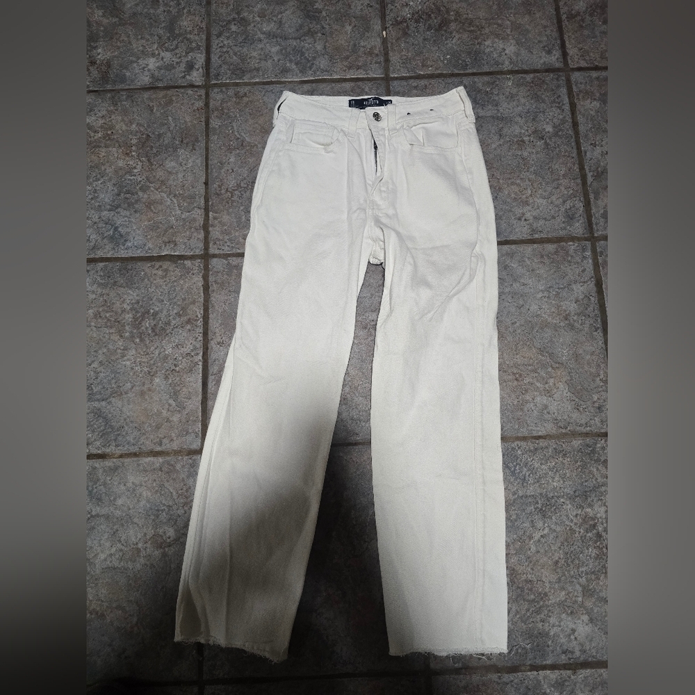 Hollister Women's Cream Jeans